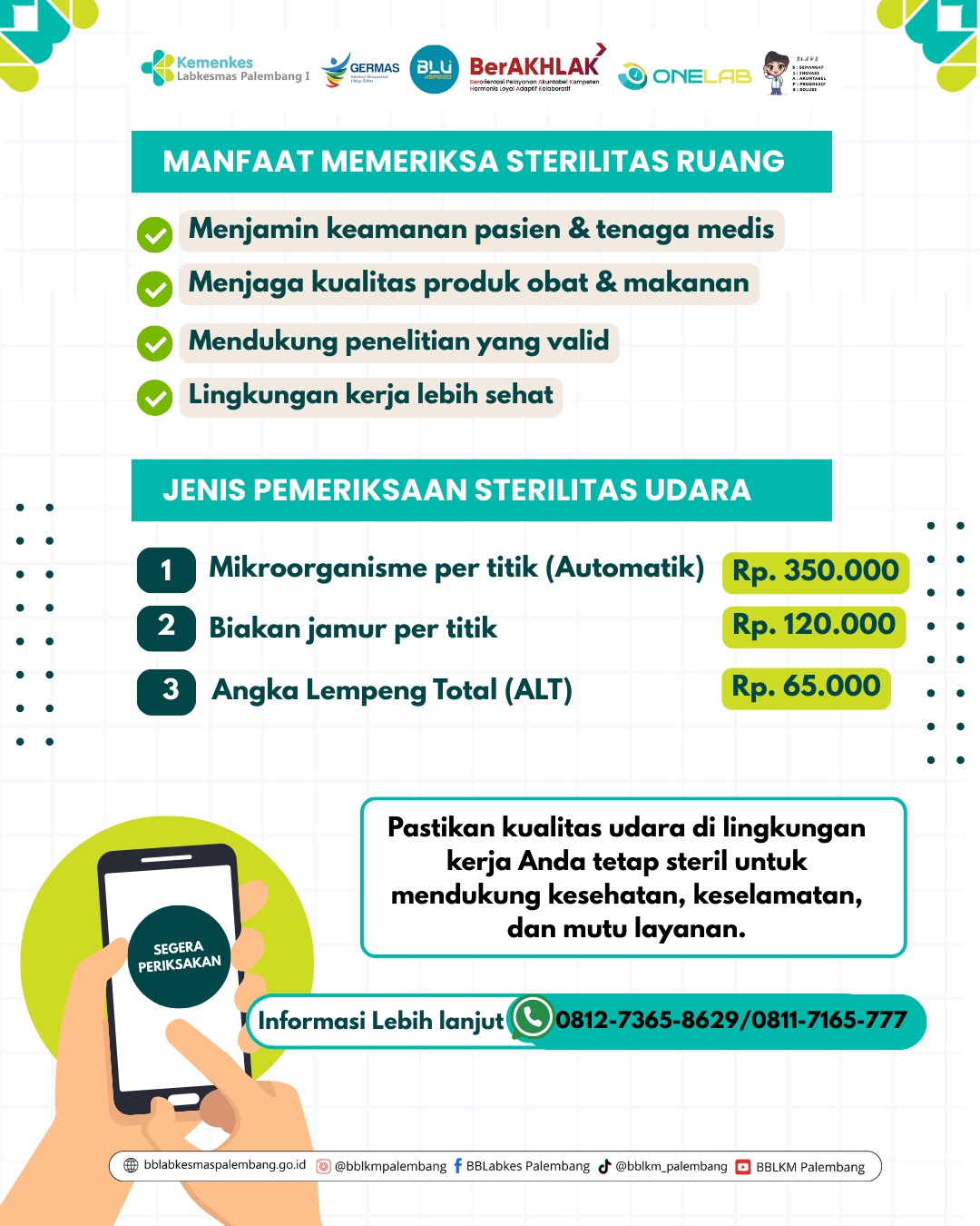 Gambar Pemeriksaan Sterilitas Udara